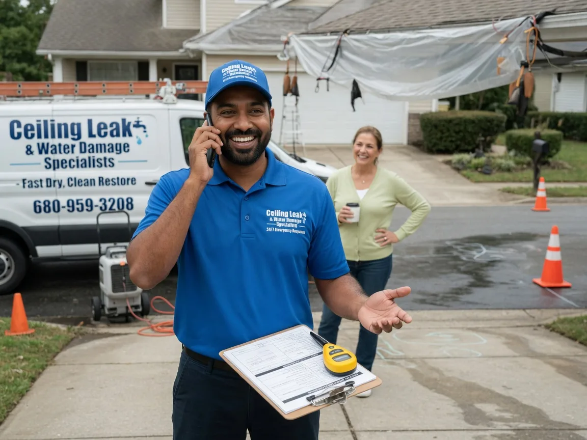 Ceiling Leak Cleanup Hermon, NY FAQs